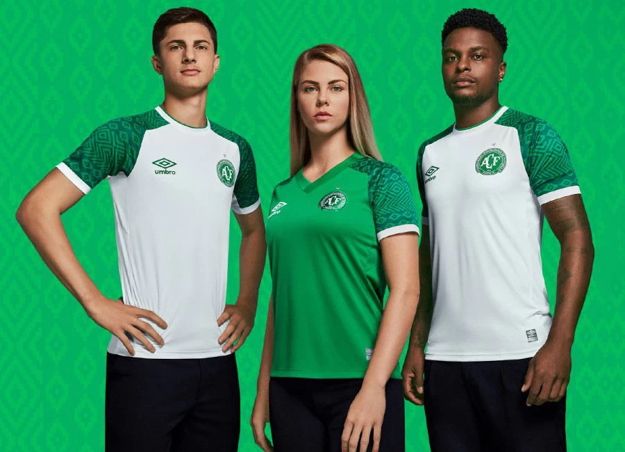 Chapecoense 2021-22 Umbro Home and Away Shirts