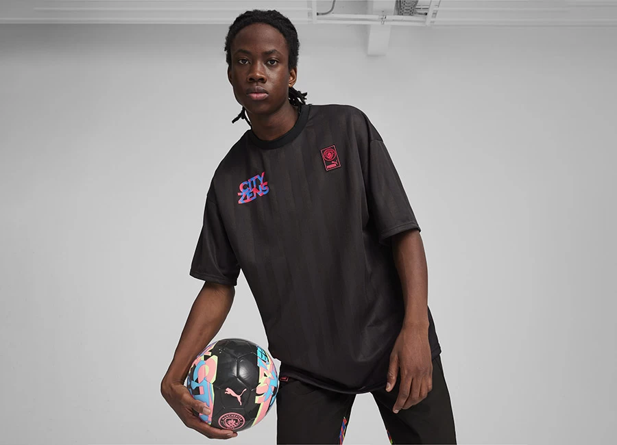 Manchester City FtblNrgy Jersey - PUMA Black / Sunset Glow