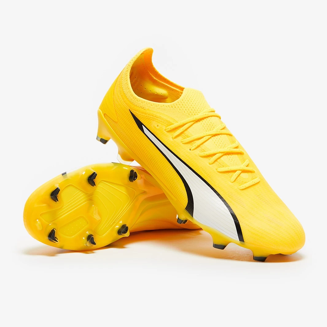 Puma Ultra Ultimate FG AG Voltage Yellow Blaze Puma White Puma Black Football Shirt Culture Latest Football Kit News and More
